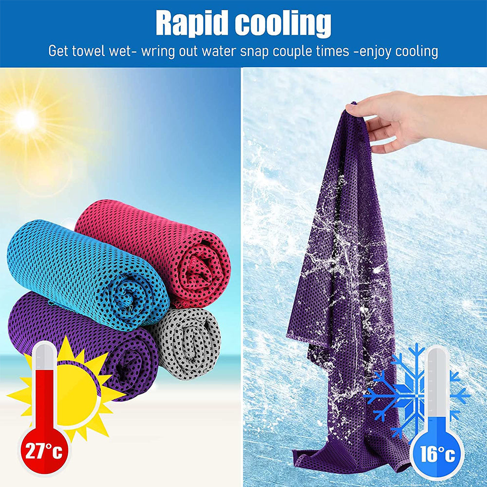 The Cooling Towel — Cold in Seconds, No Chemicals
