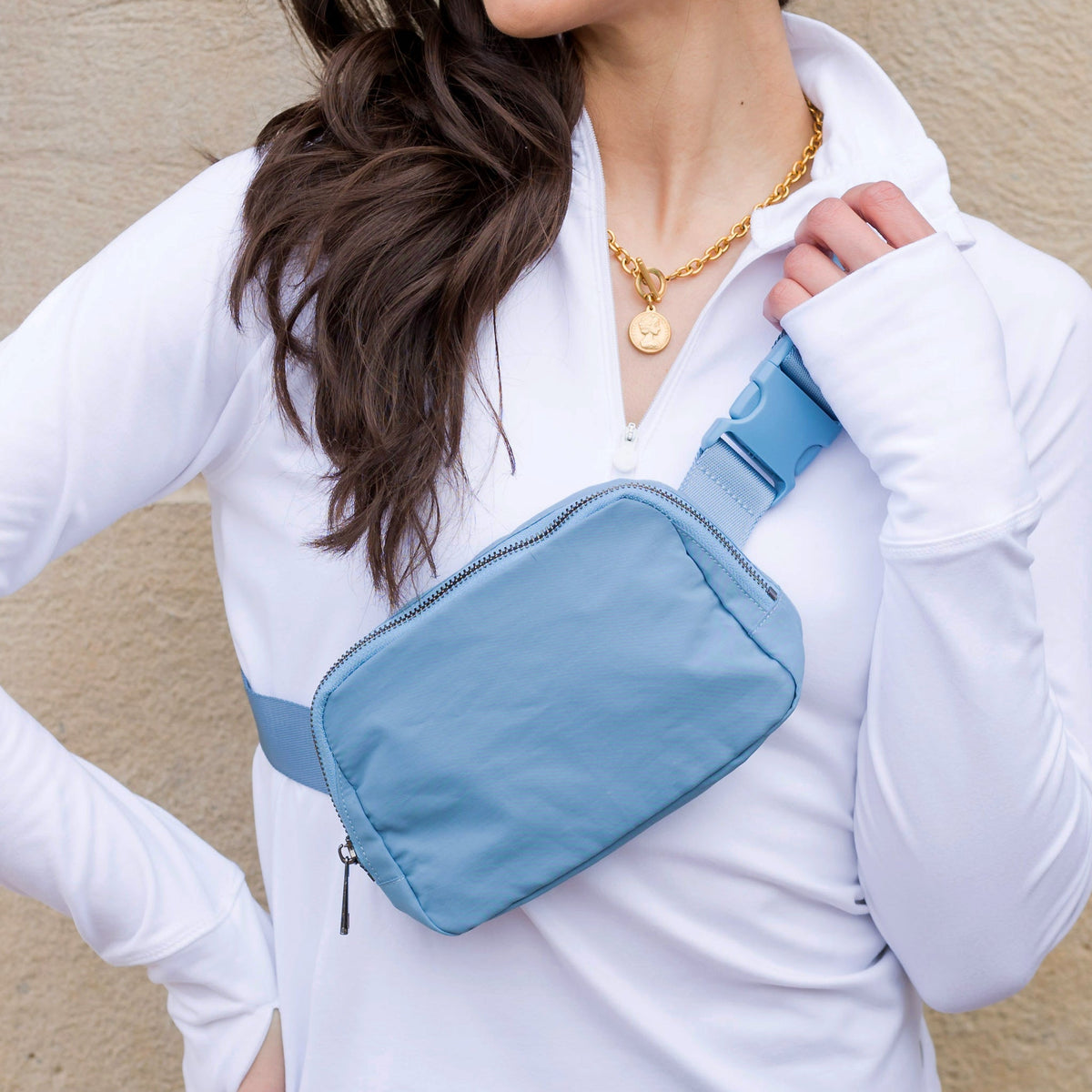 The Roam Sling — Nylon Belt Bag with Five Pockets
