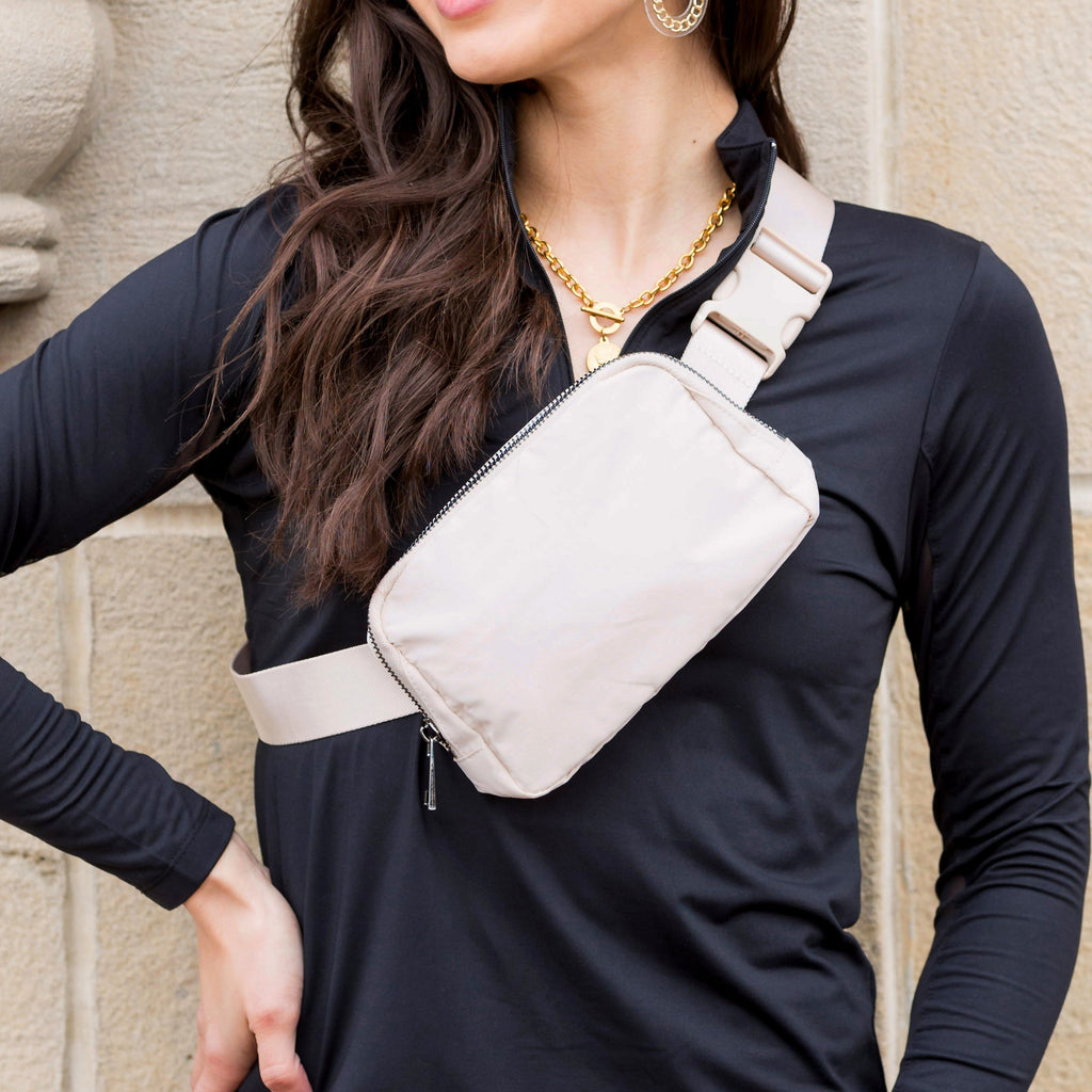 The Roam Sling — Nylon Belt Bag with Five Pockets