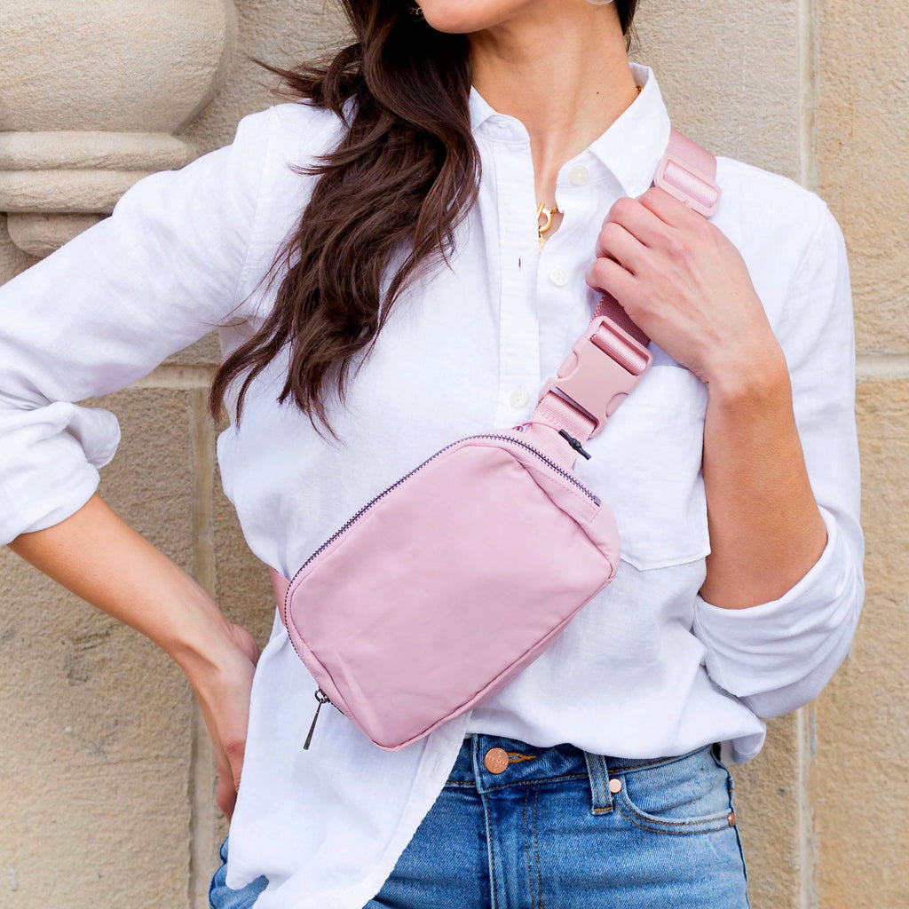 The Roam Sling — Nylon Belt Bag with Five Pockets