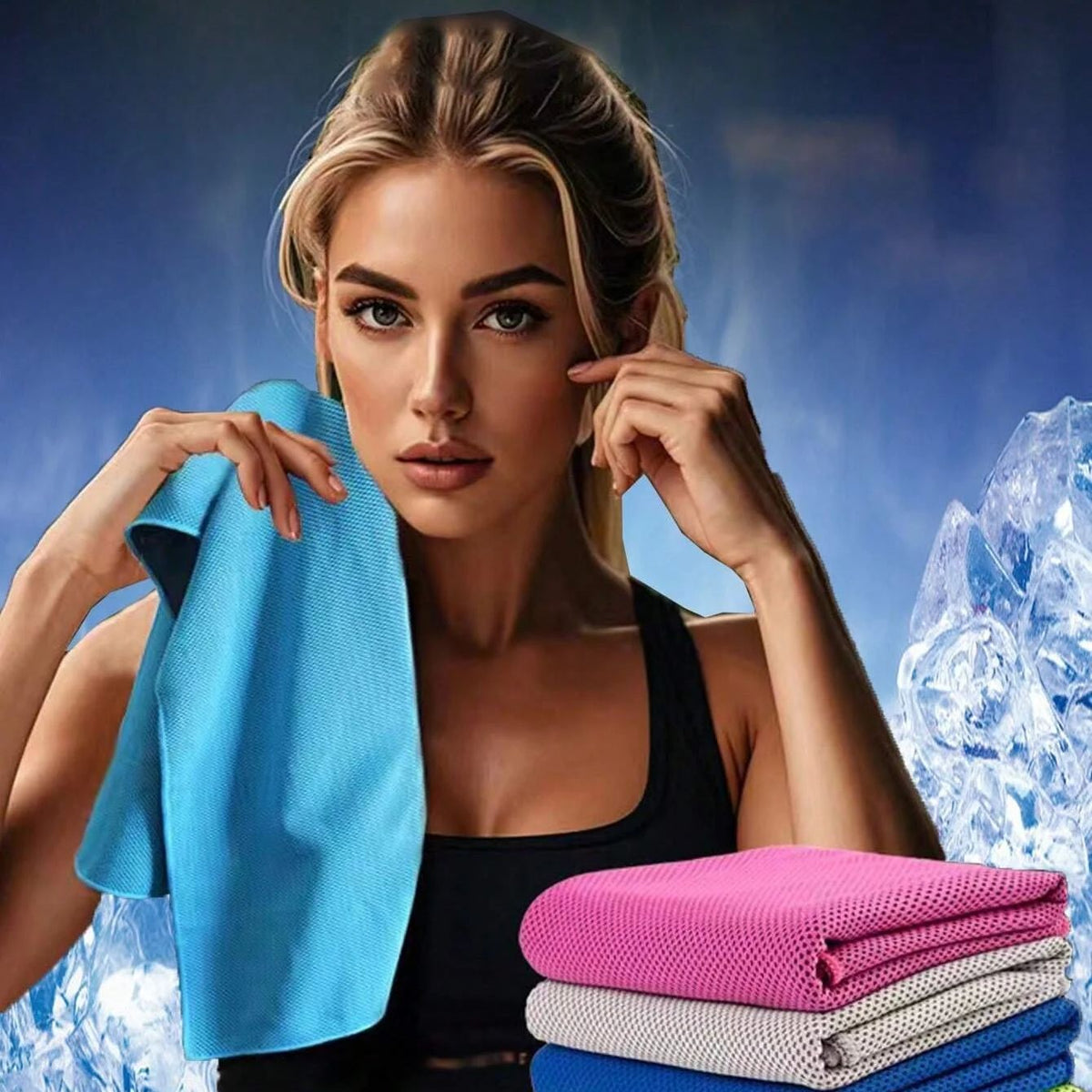 The Cooling Towel — Cold in Seconds, No Chemicals