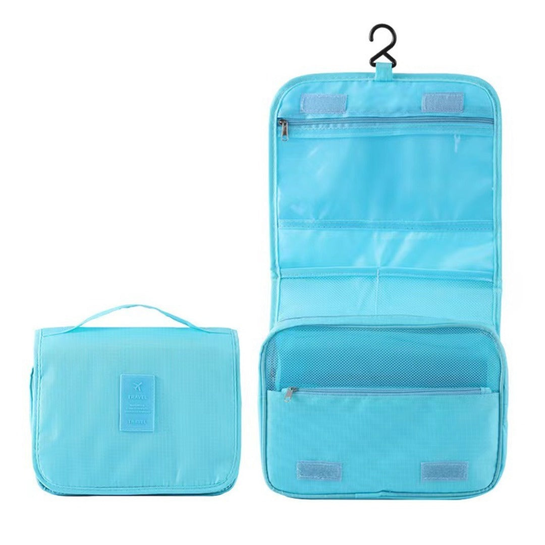 The Travel Case — Hanging Toiletry Bag with Compartments