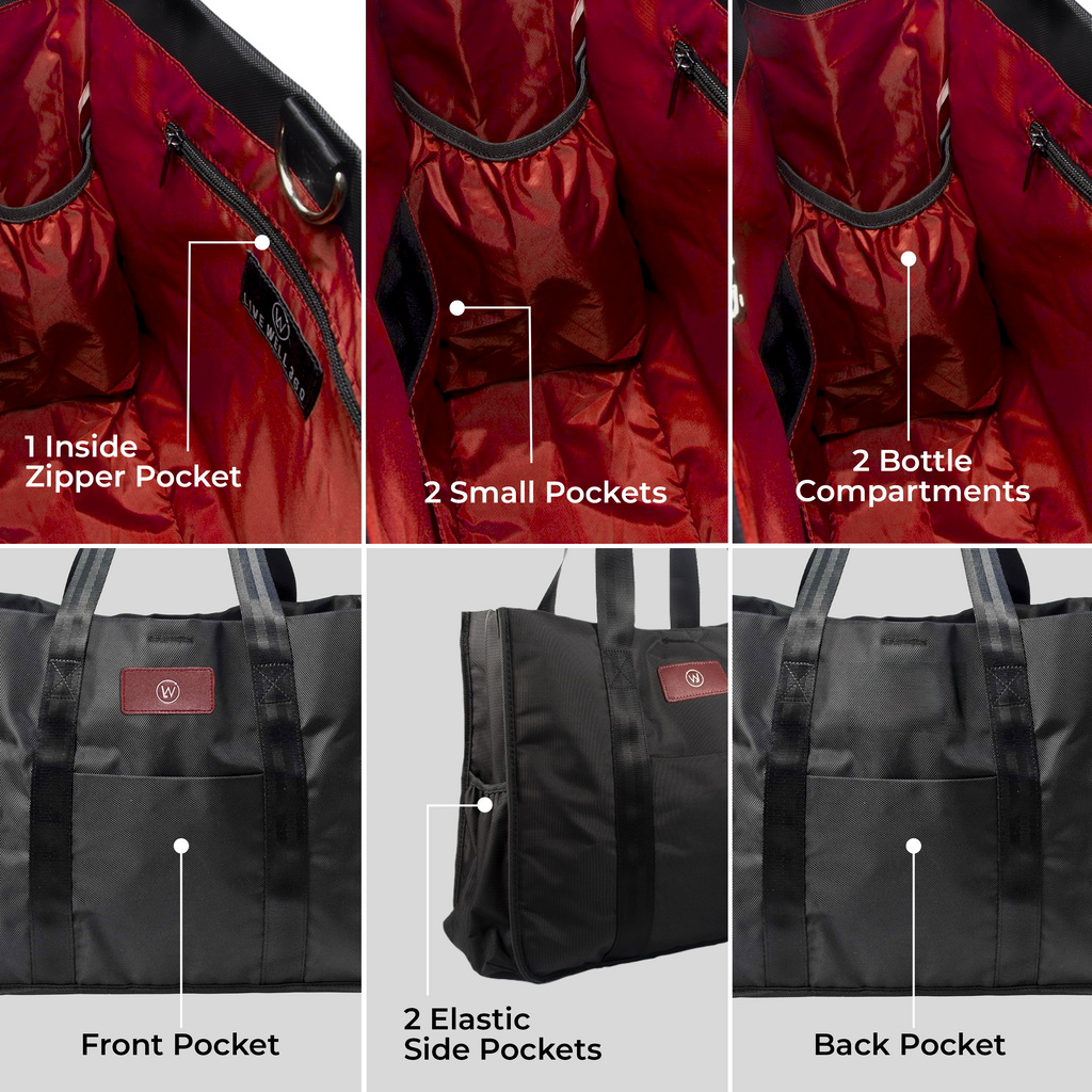 The Tote — Gym Bag with Shoe & Laundry Compartments