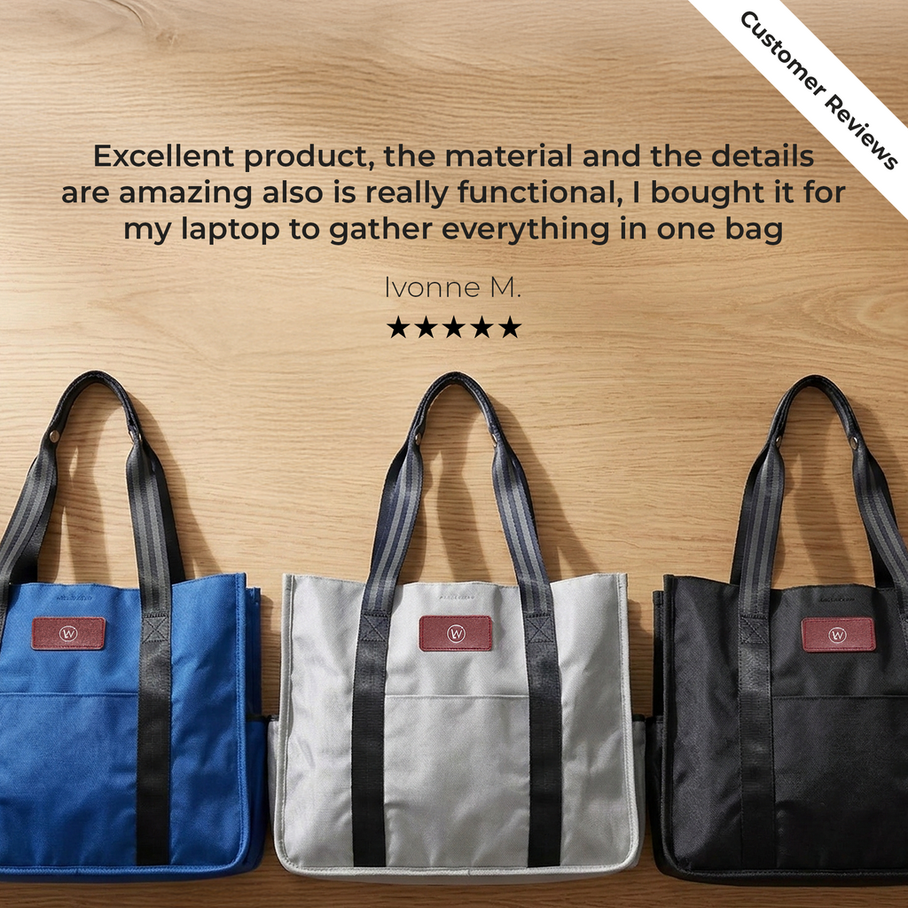 The Tote — Gym Bag with Shoe & Laundry Compartments