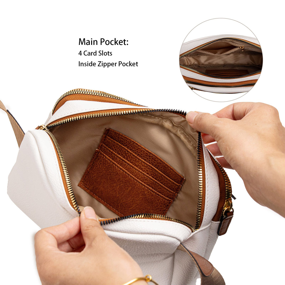The Crossbody — Vegan Leather, Wears Three Ways
