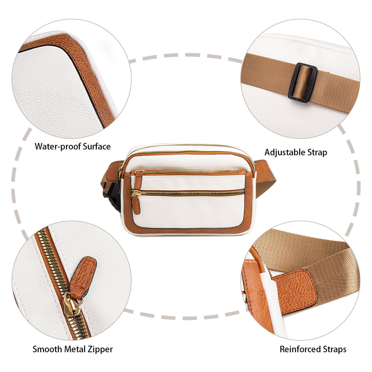 The Crossbody — Vegan Leather, Wears Three Ways
