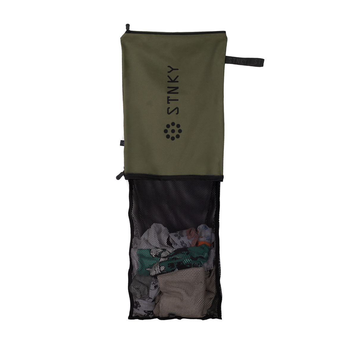The Dirty Zone — Gym Bag Insert with a Built-In Wash Net