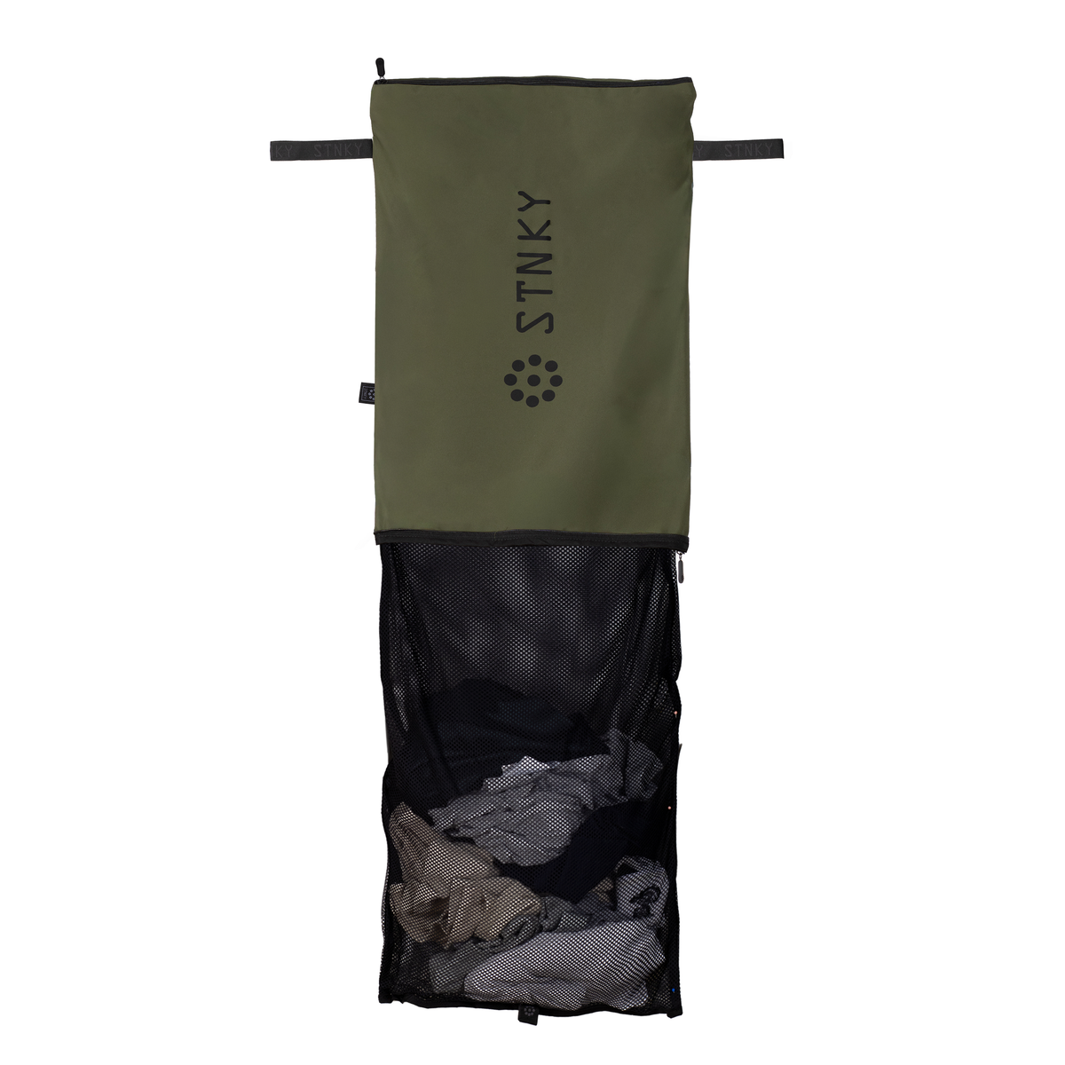 The Dirty Zone — Gym Bag Insert with a Built-In Wash Net
